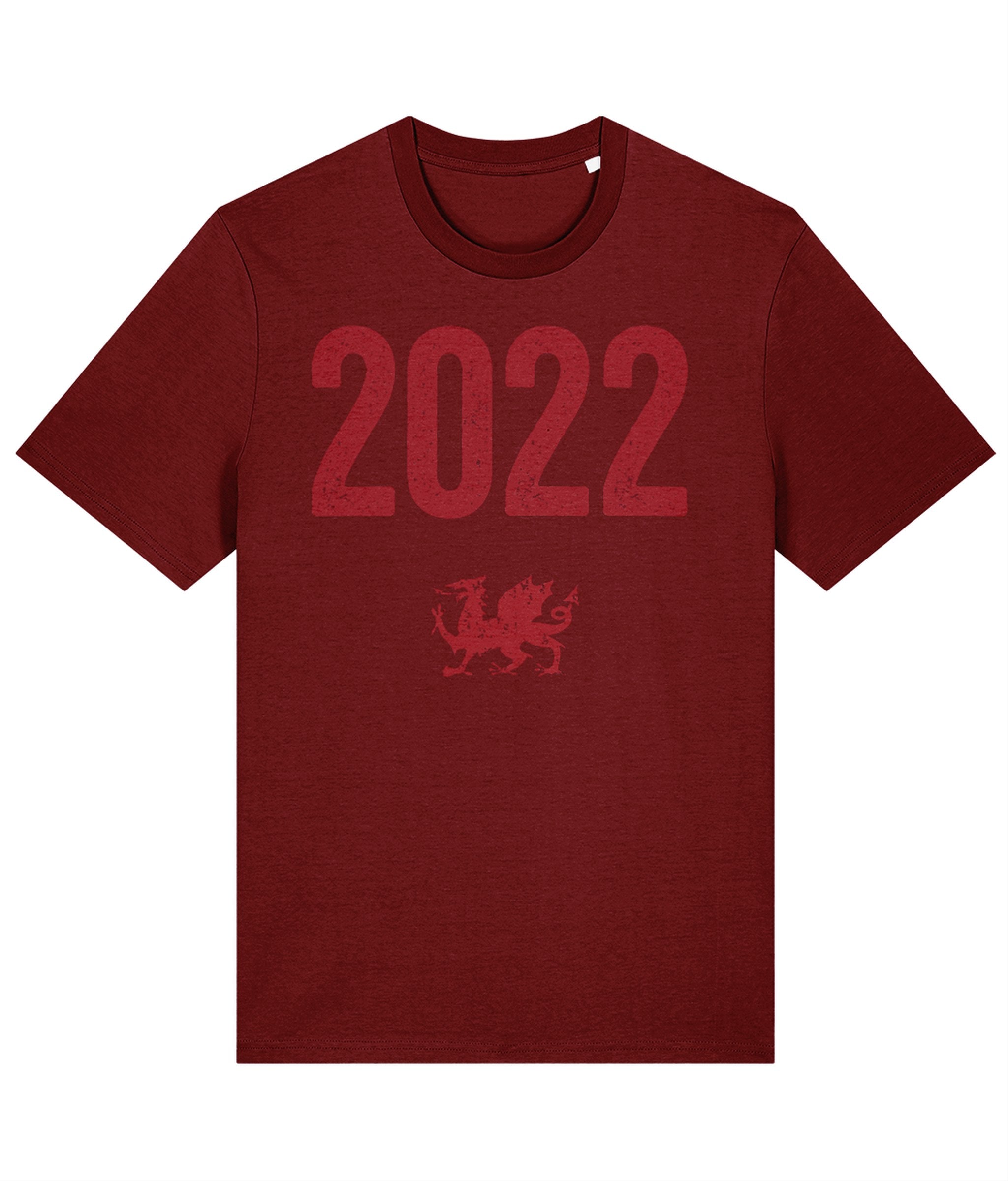 2022 T-Shirt - Burgundy