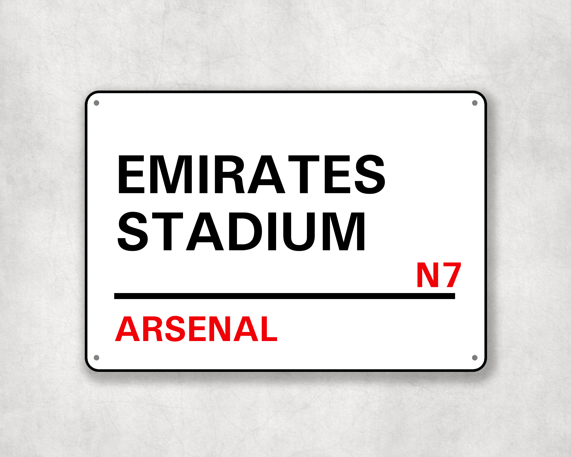 Arsenal Street Sign