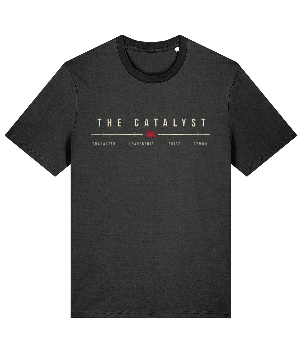 Made in Cymru The Catalyst Gary Speed Welsh T-Shirt in Dark Heather Grey