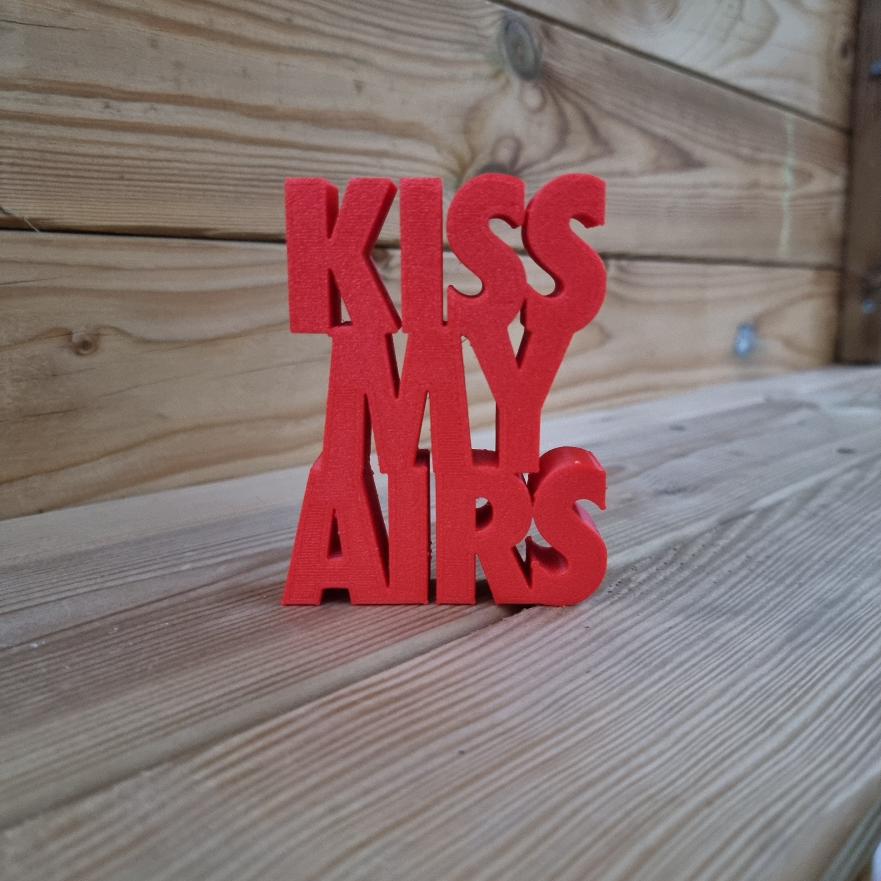 Kiss My Airs Sneakerhead Gift | Custom Sneaker Art | Hypebeast Decor | Desk Decor | Office Decor, Desk Accessory