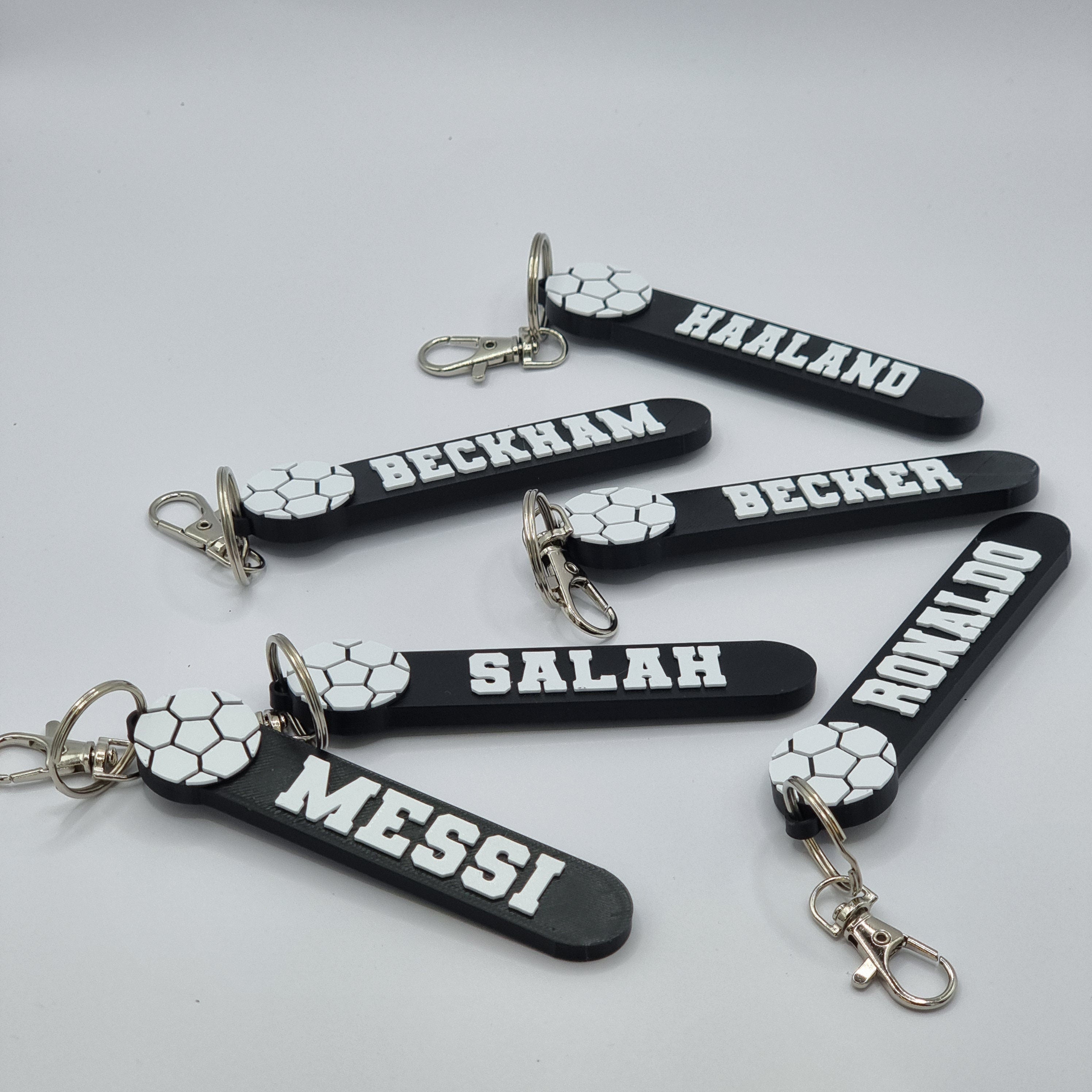 Personalized Football Keychain - Keyring - Bag Tag - Name Tag - Backpack Tags, Kid's Name Tags, Sport Keyrings, Charms