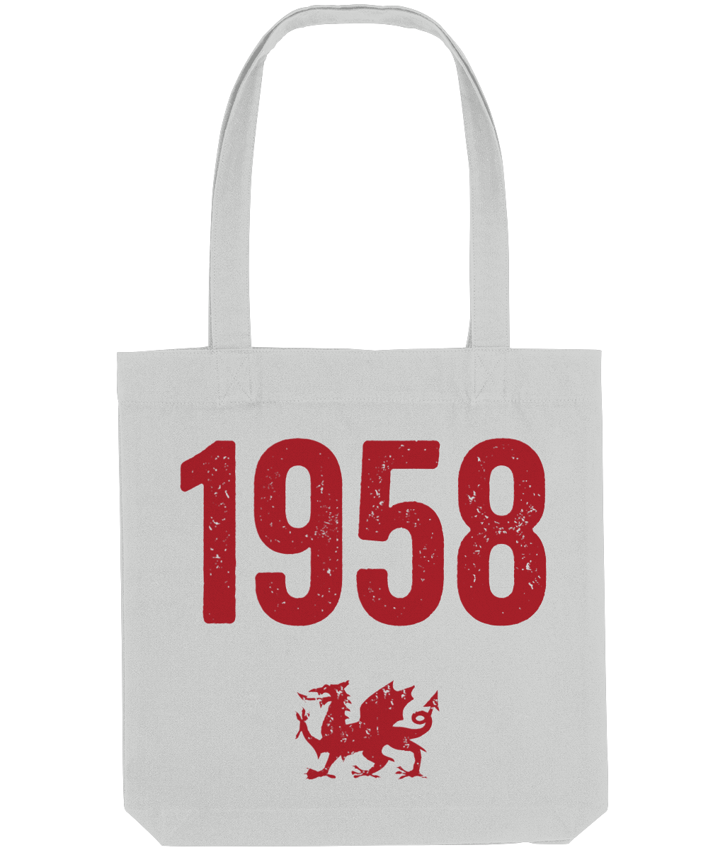 Made in Cymru 1958 tote bag – heather grey