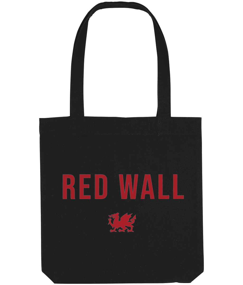 Made in Cymru Red Wall tote bag – black