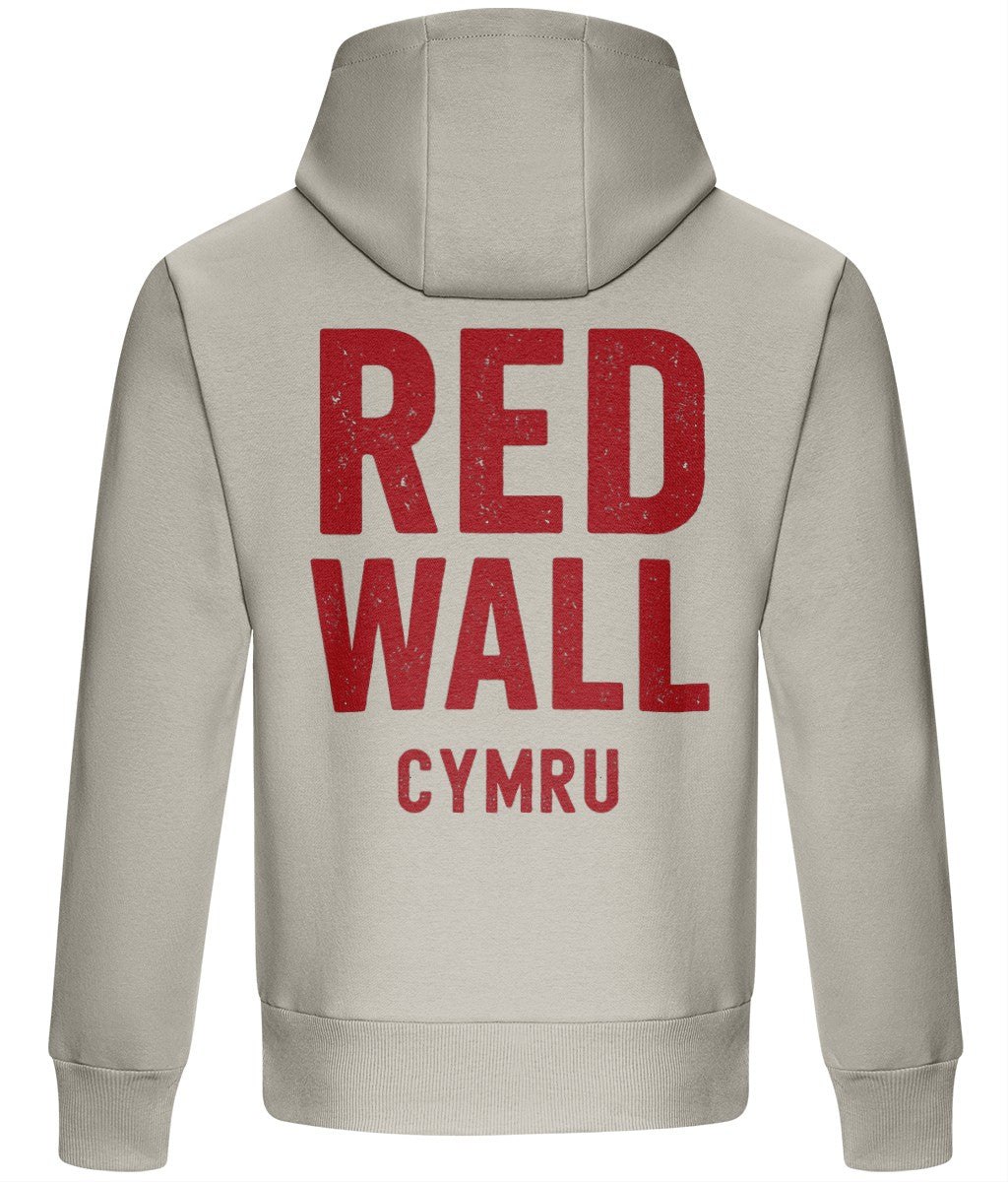 Made in Cymru Red Wall Cymru Welsh hoodie in Natural Stone – organic cotton