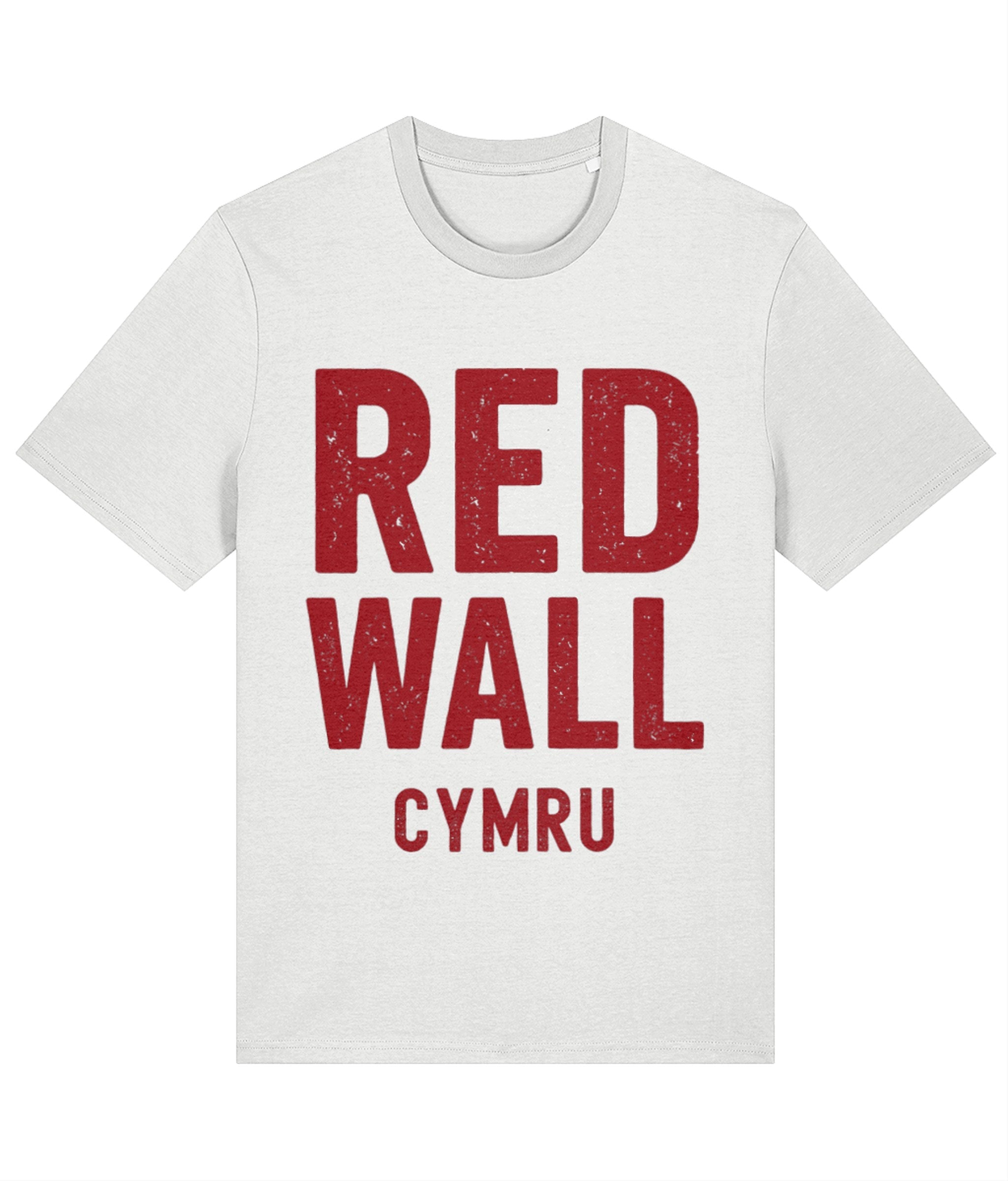 Red Wall Cymru T-Shirt - White