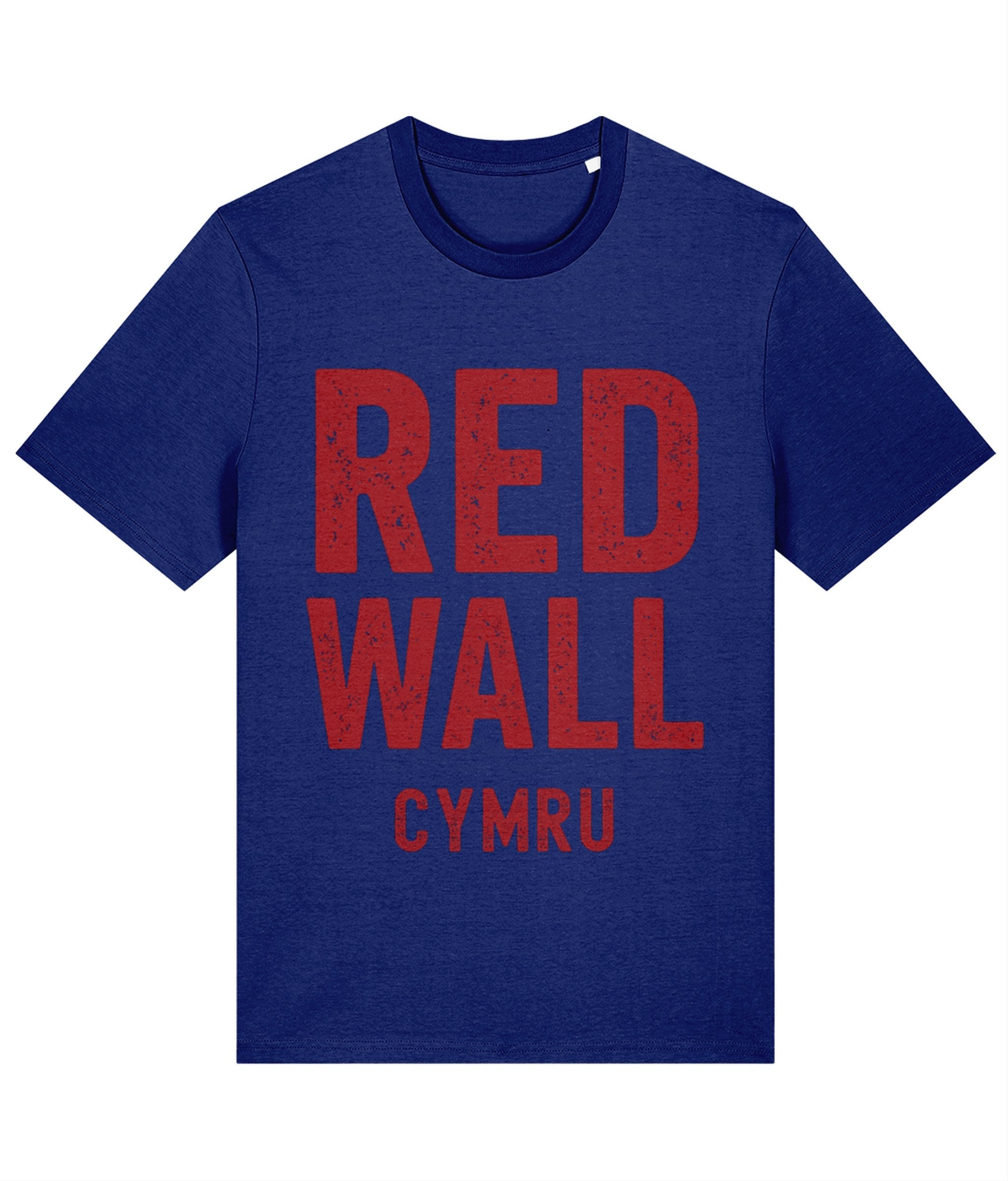 Red Wall Cymru T-Shirt - Worker Blue