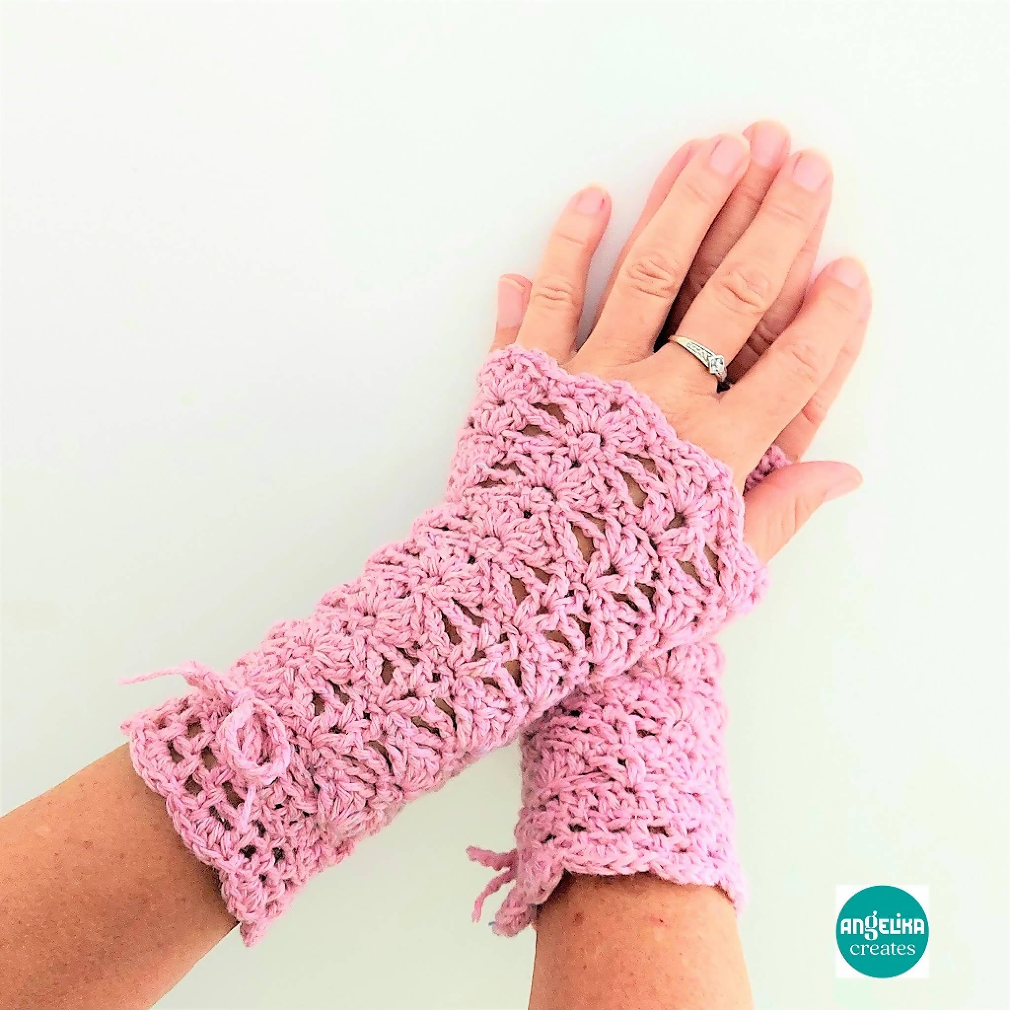 Long Arm Warmers Crochet – Made In Cymru