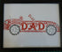 Sweetpea Embroidered Frame - Dad's Car