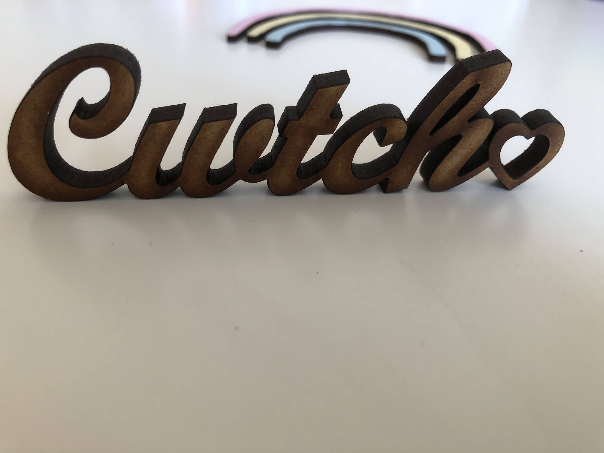 Small Freestanding Cwtch Sign