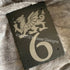 25x18cm Welsh Dragon slate house sign