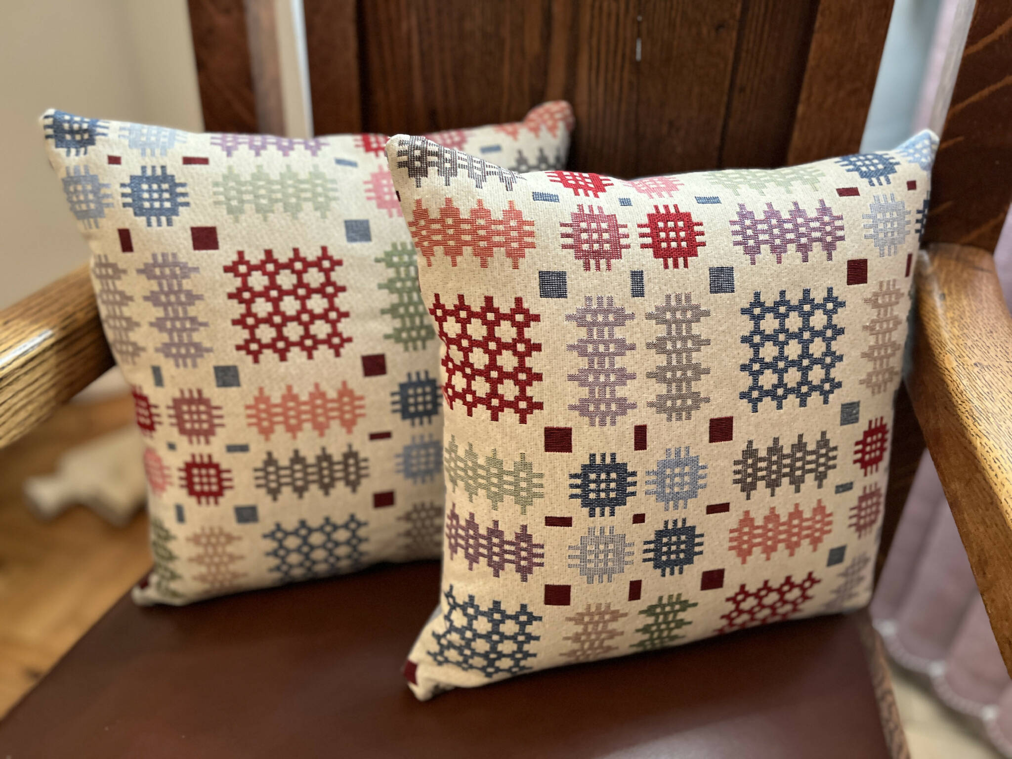Welsh Blanket Tapestry style Cushion