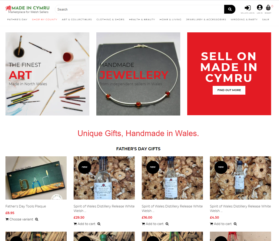 INNOVATIVE NEW ONLINE MARKETPLACE, MADE IN CYMRU, LAUNCHES FOR INDEPENDENT WELSH SELLERS