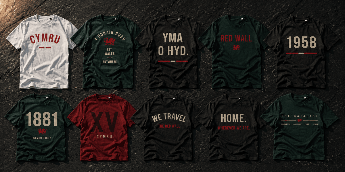 Modern Welsh clothing from The Ones That Know collection by Made in Cymru