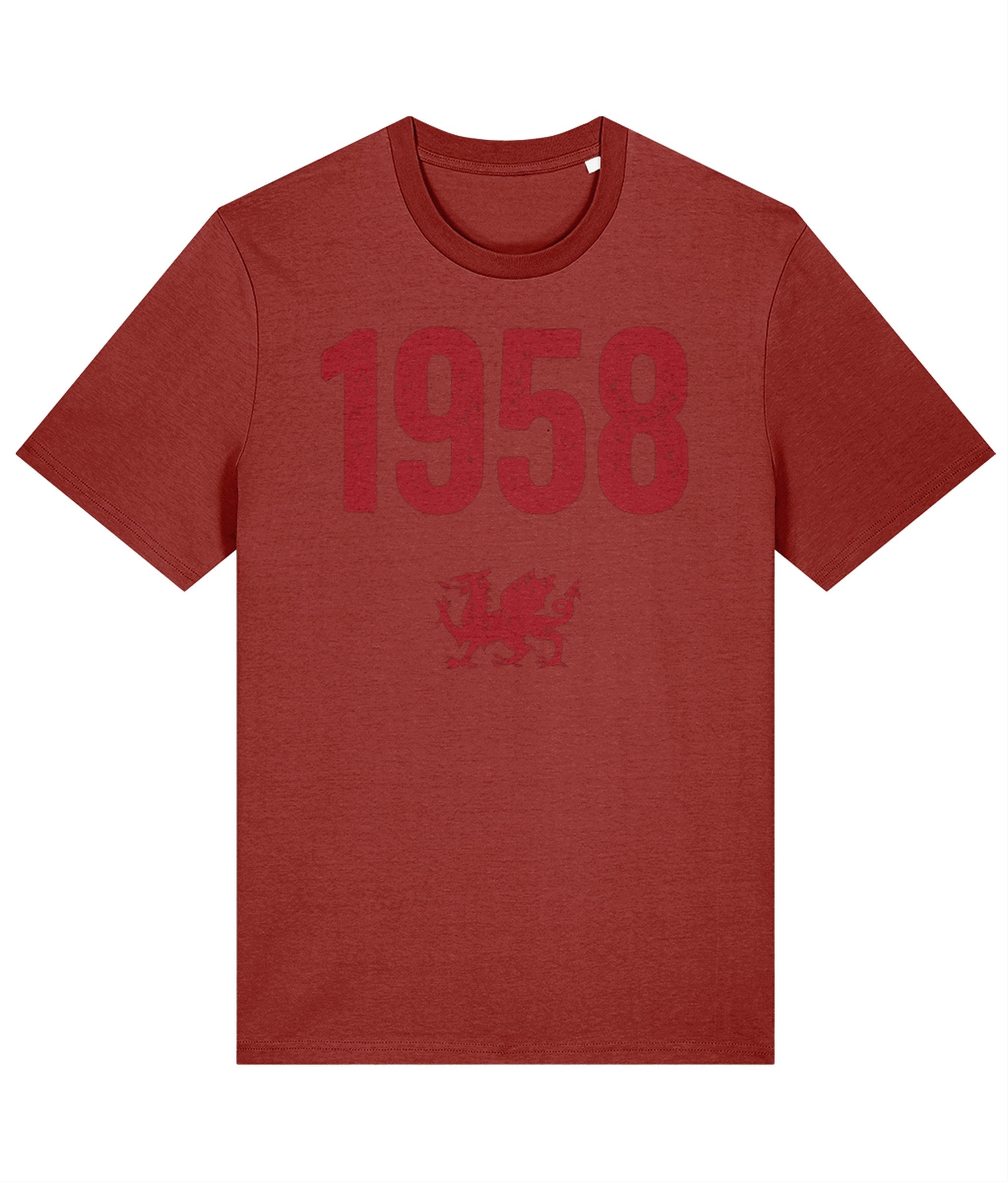 1958 T-Shirt - Earthy Red