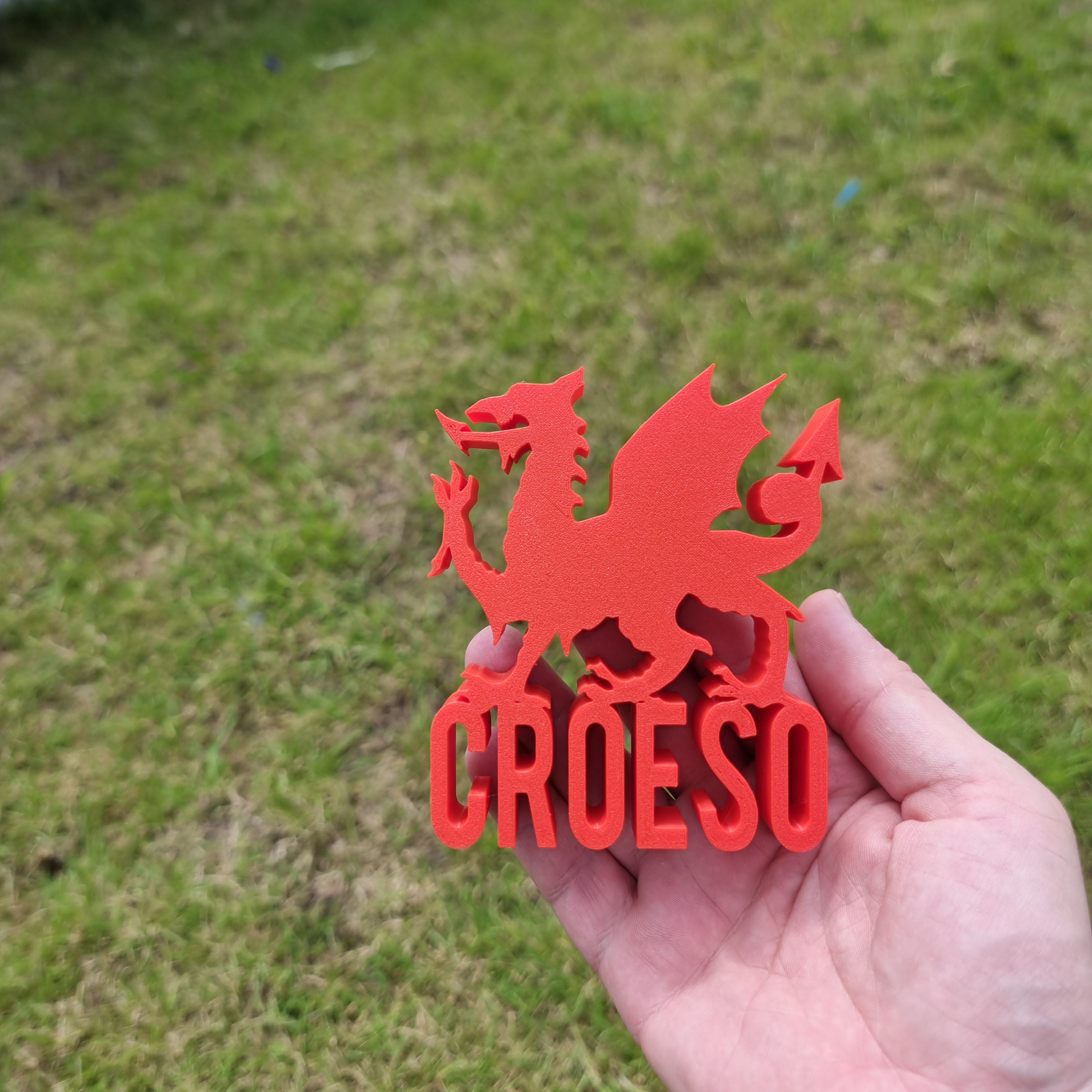 Wales Personalised Name Shelf Display Stand Figure