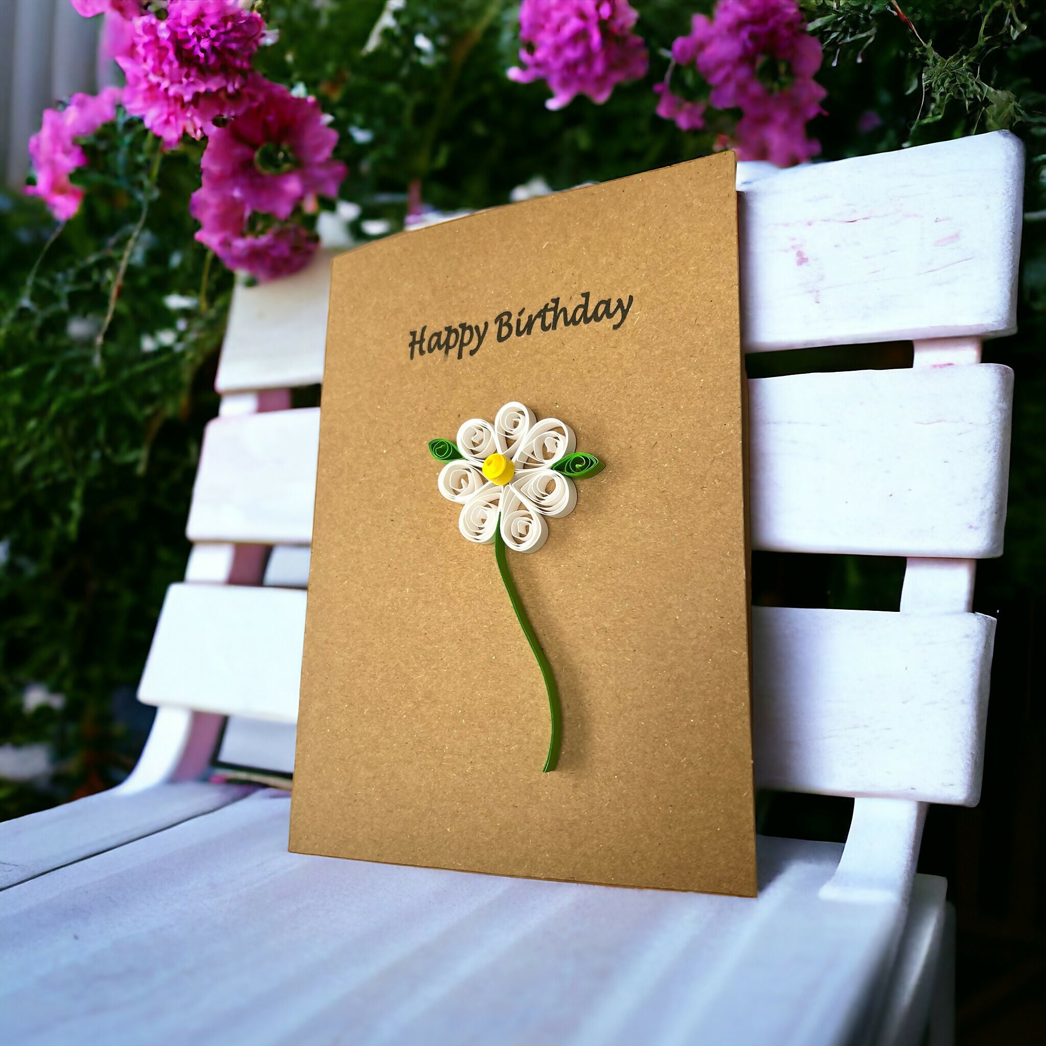 Happy birthday daisy card