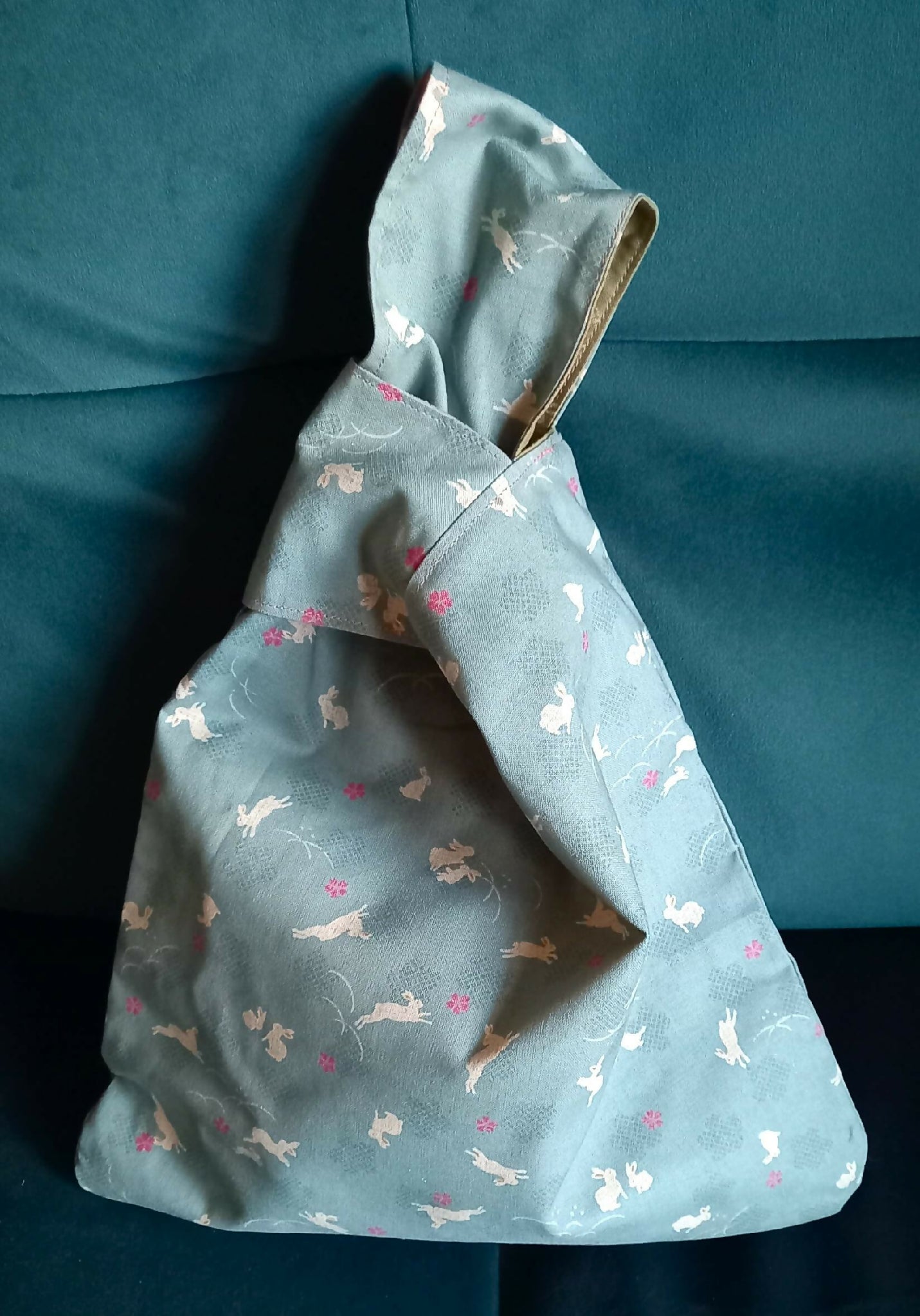 Japanese Knot Bag Medium - Rabbits
