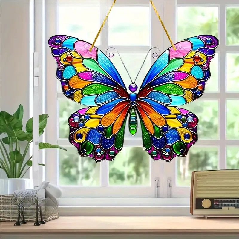 Mini Butterfly Suncatcher Acrylic Hanging Ornament
