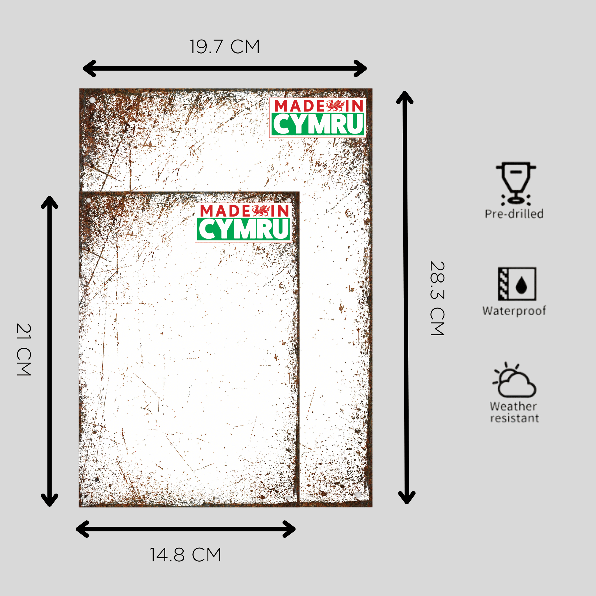 Menai Strait Metal Sign