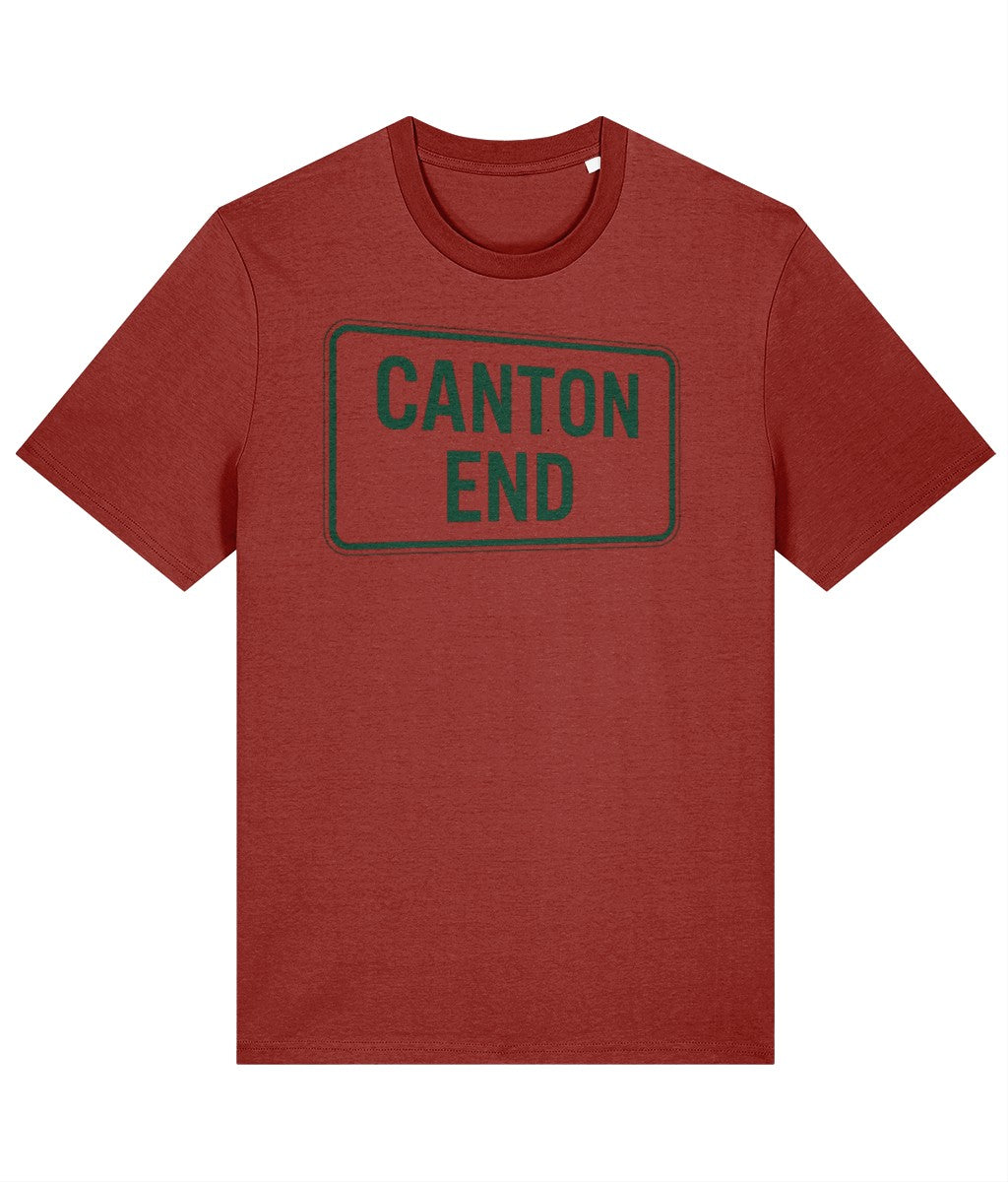 Made in Cymru Canton Welsh T-shirt in Earthy Red – organic cotton