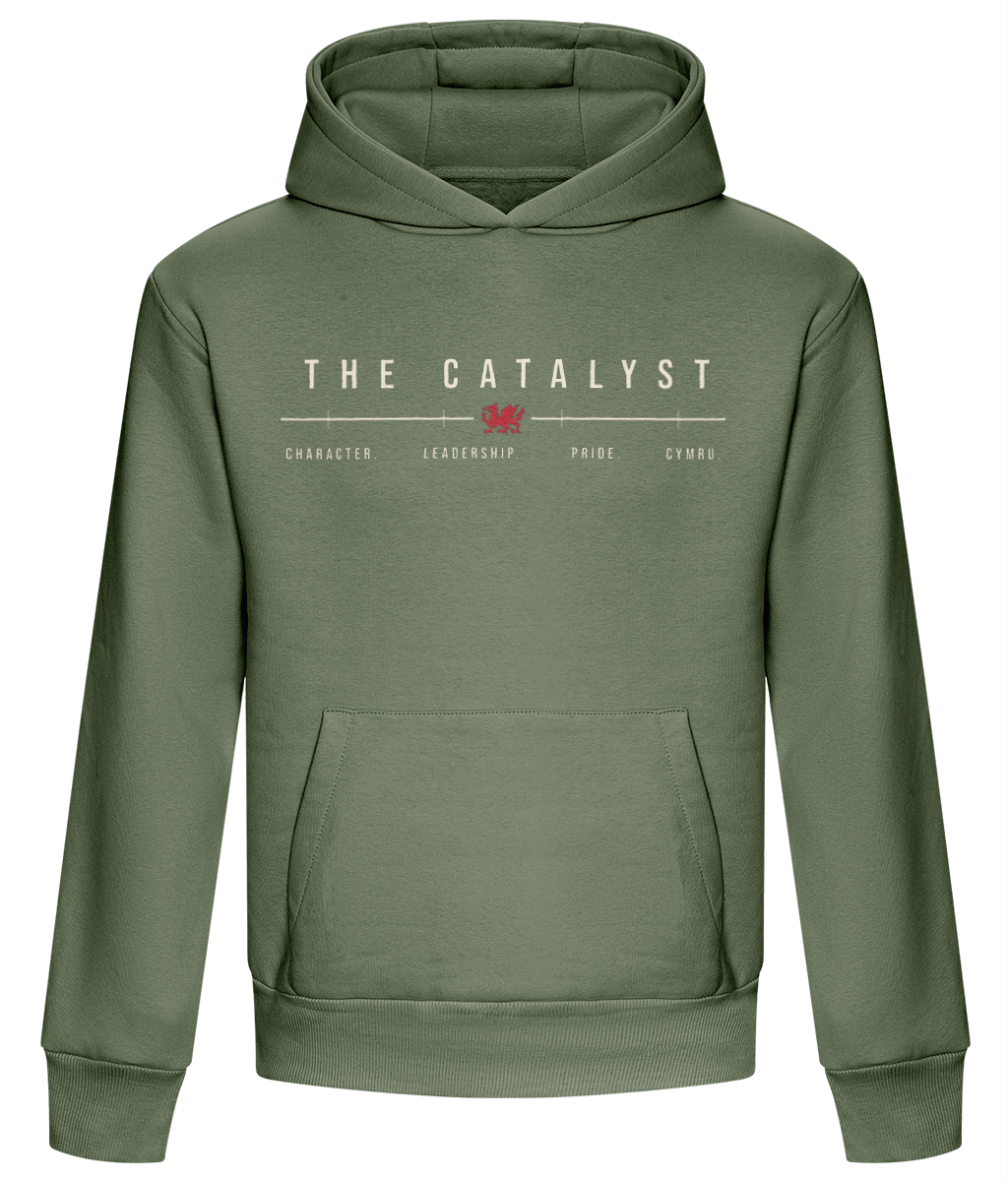 Made in Cymru The Catalyst Gary Speed Welsh hoodie in Earthy Green