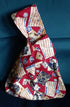 Japanese Knot Bag Medium - Japanese Labels and Playing Cards