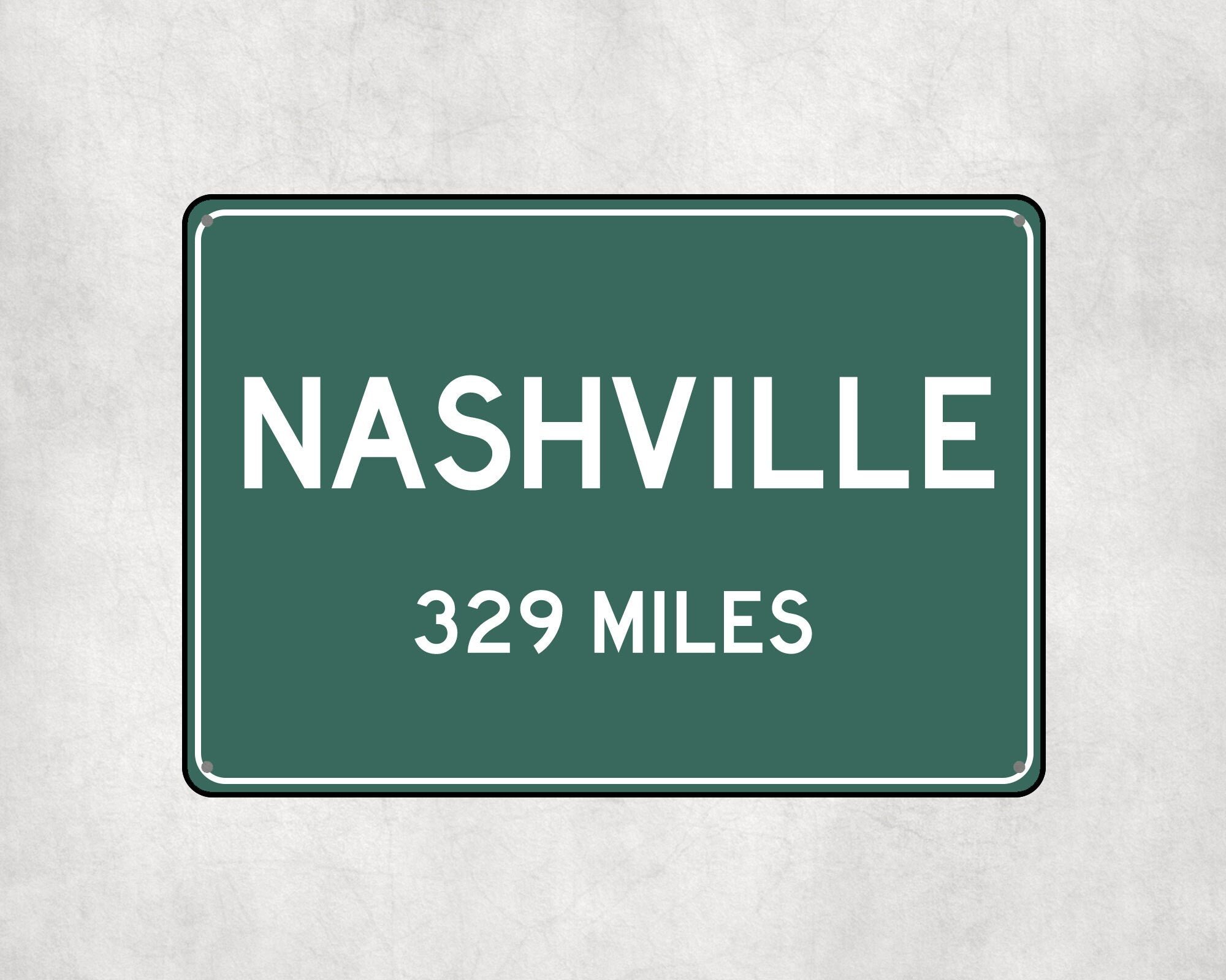 PERSONALIZED NASHVILLE Sign, Nashville City Distance Sign, City of Nashville Gift, Nashville Gifts, Nashville Souvenir, Nashville Signs