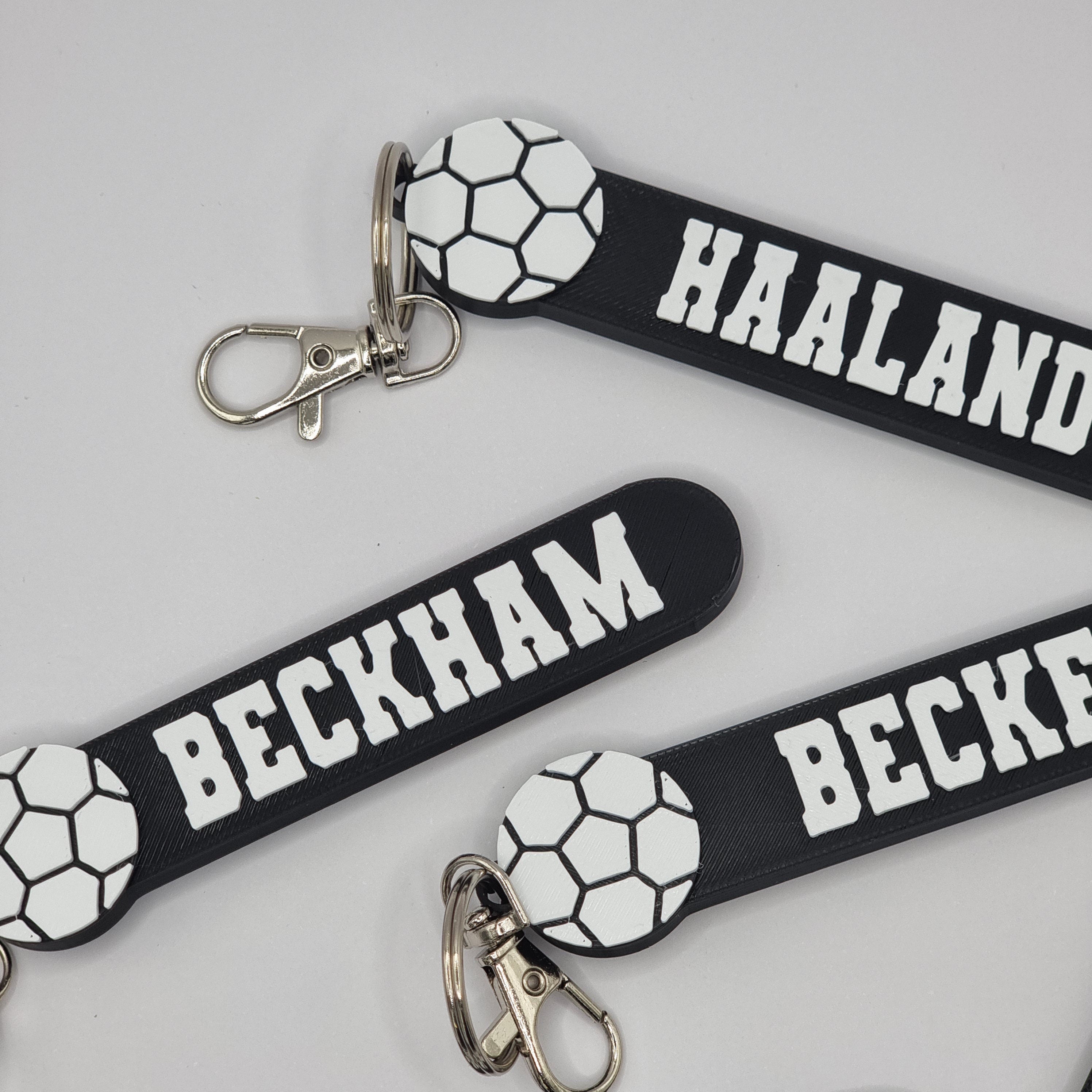 Personalized Football Keychain - Keyring - Bag Tag - Name Tag - Backpack Tags, Kid's Name Tags, Sport Keyrings, Charms