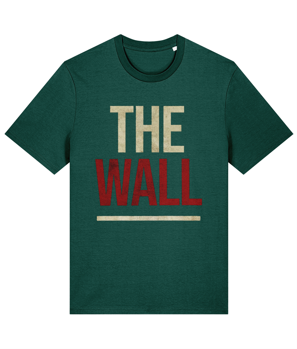 Made in Cymru The Wall Welsh T-Shirt in Glazed Green – organic cotton