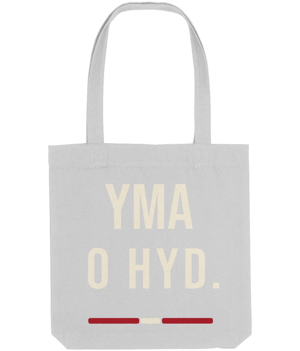 Made in Cymru Yma O Hyd tote bag – heather grey