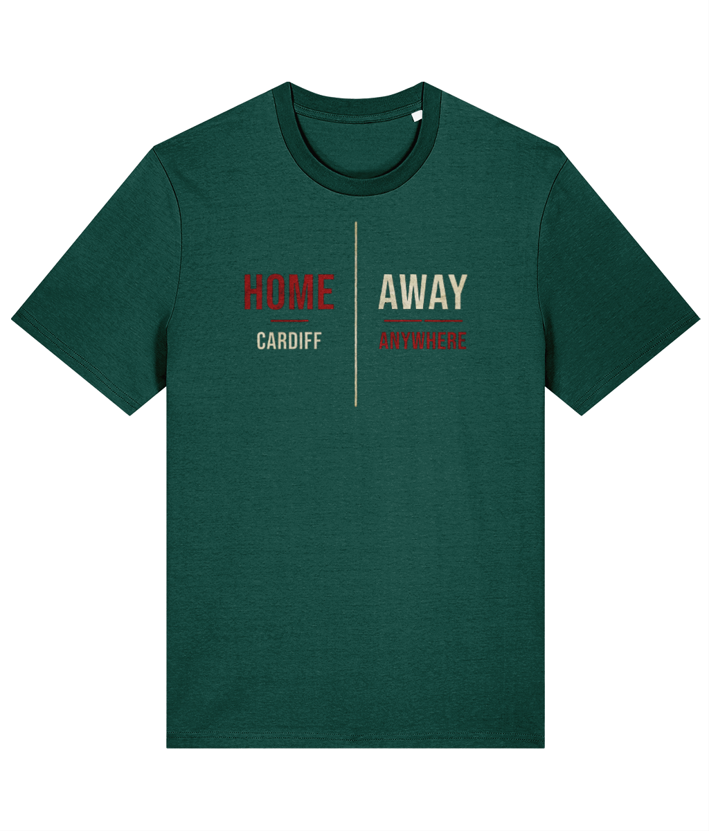 Made in Cymru Home / Away Welsh T-Shirt in Glazed Green – organic cotton