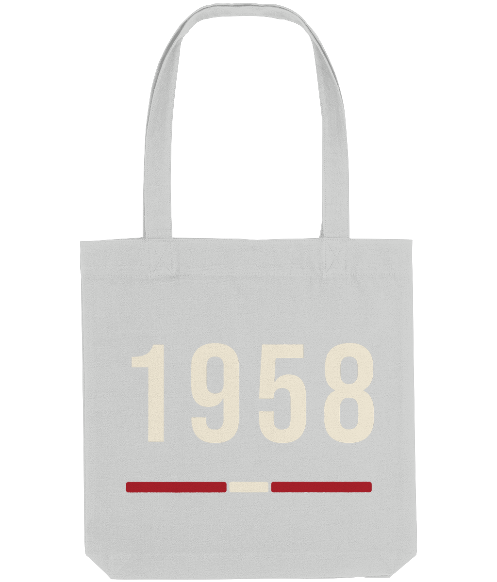 Made in Cymru 1958 Wales tote bag – heather grey