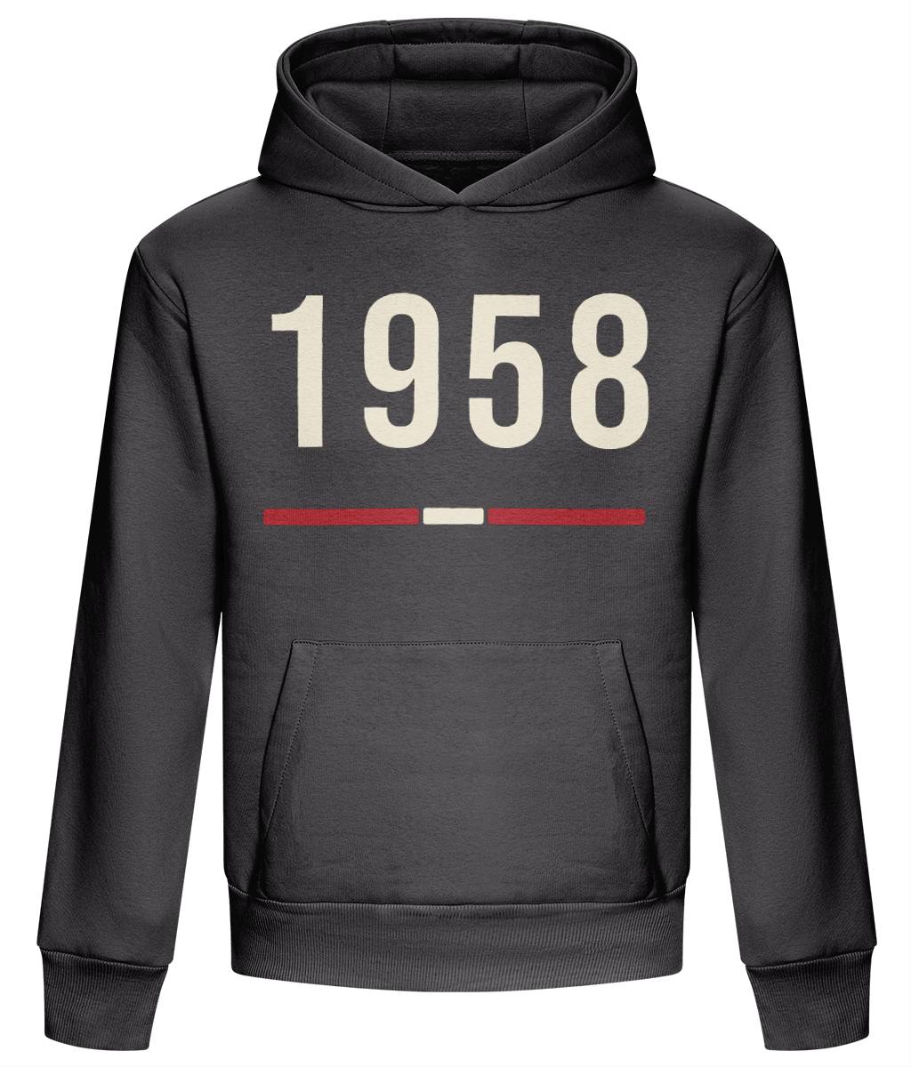 Made in Cymru Welsh organic cotton hoodie – front print mockup