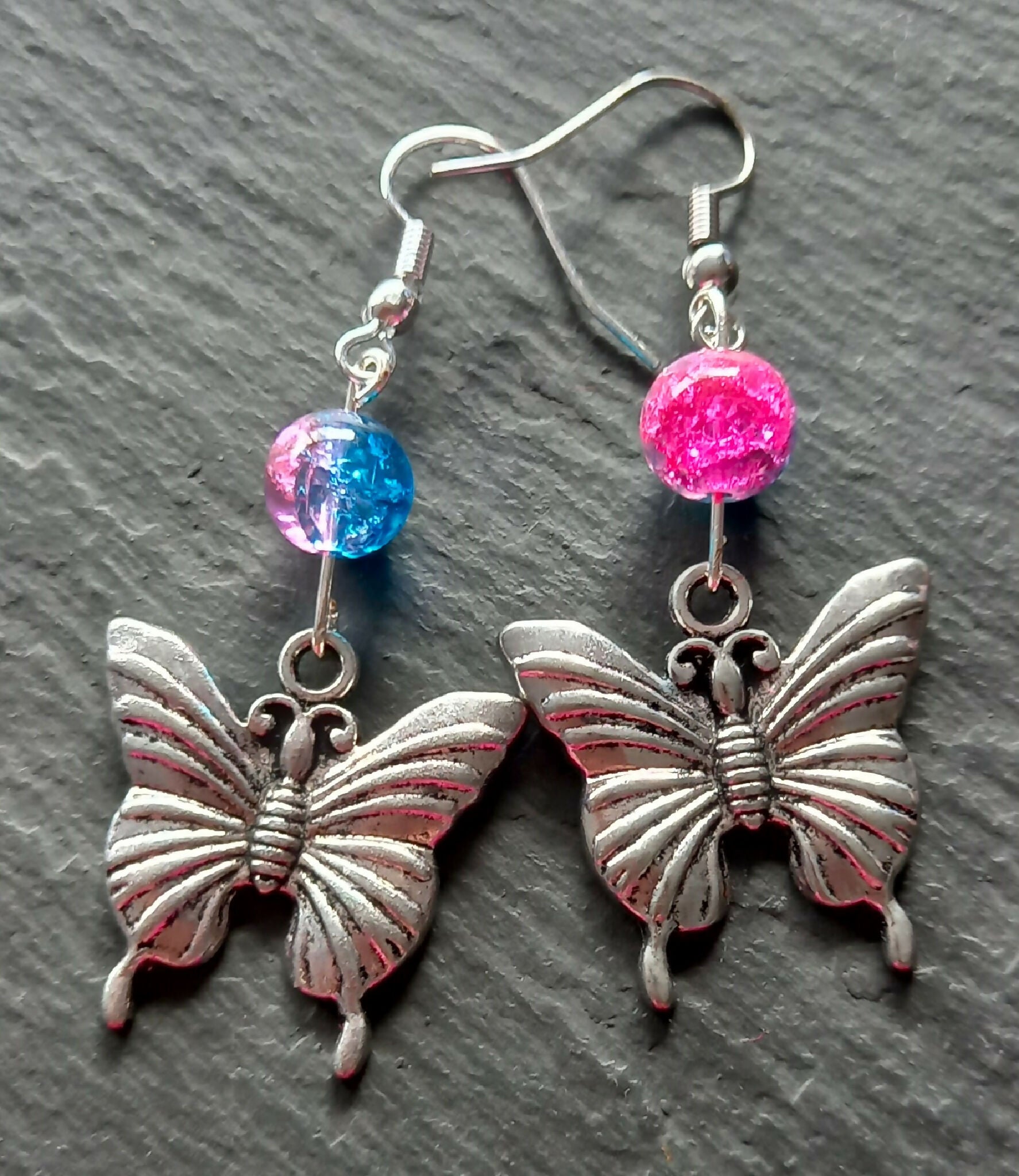 Earrings - Butterfly Charms