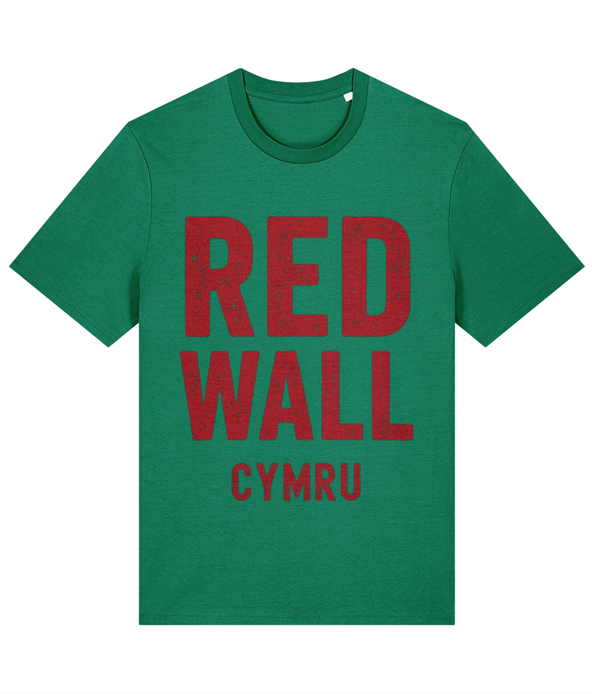 Red Wall Cymru T-Shirt - Verdant Green