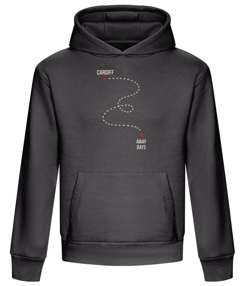 Made in Cymru The Journey Welsh hoodie in Solid Charcoal – organic cotton