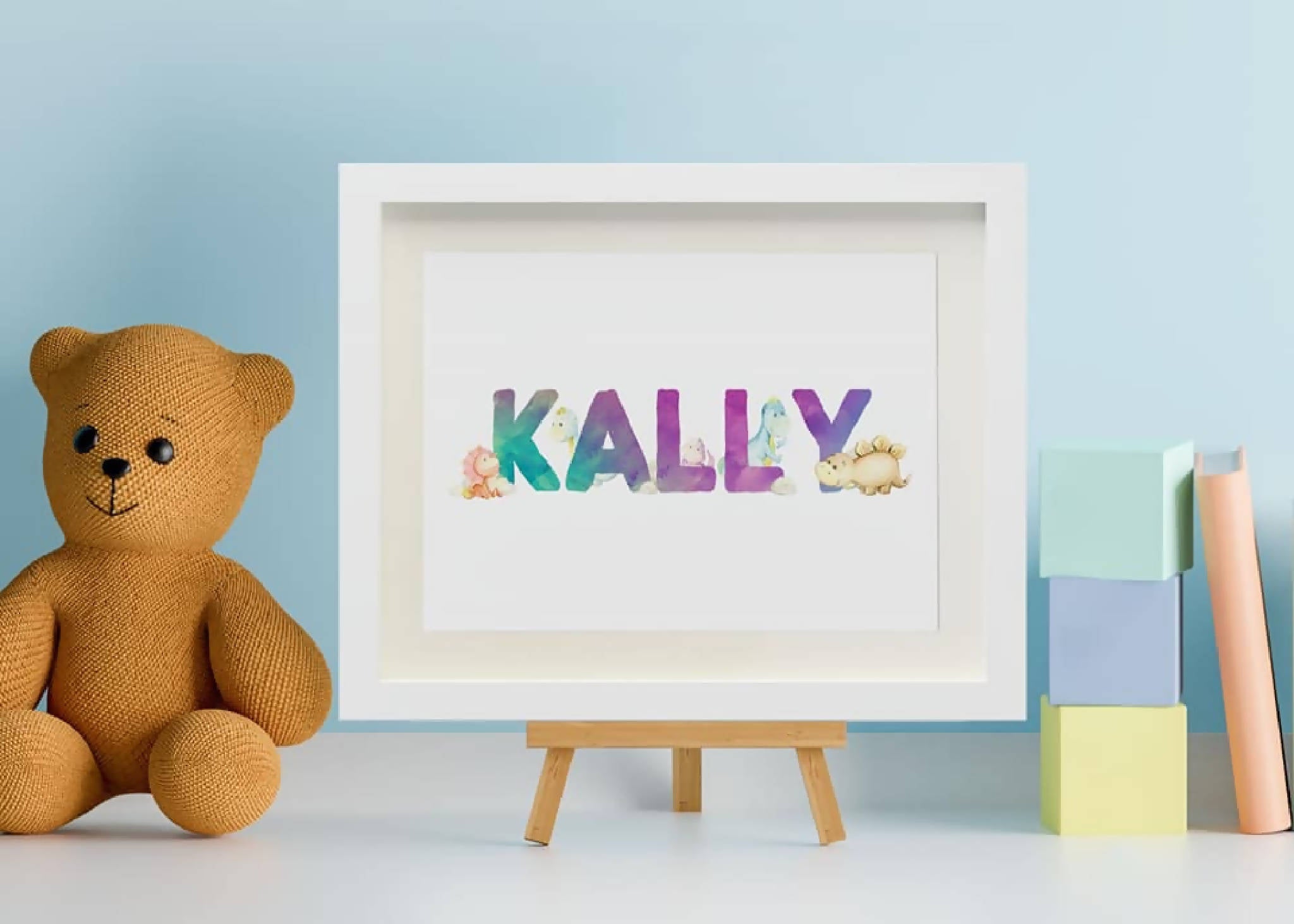 Name Frame Print - 5 Themes available