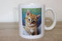 "Hugo" Rescue Kitten Art Print Mug