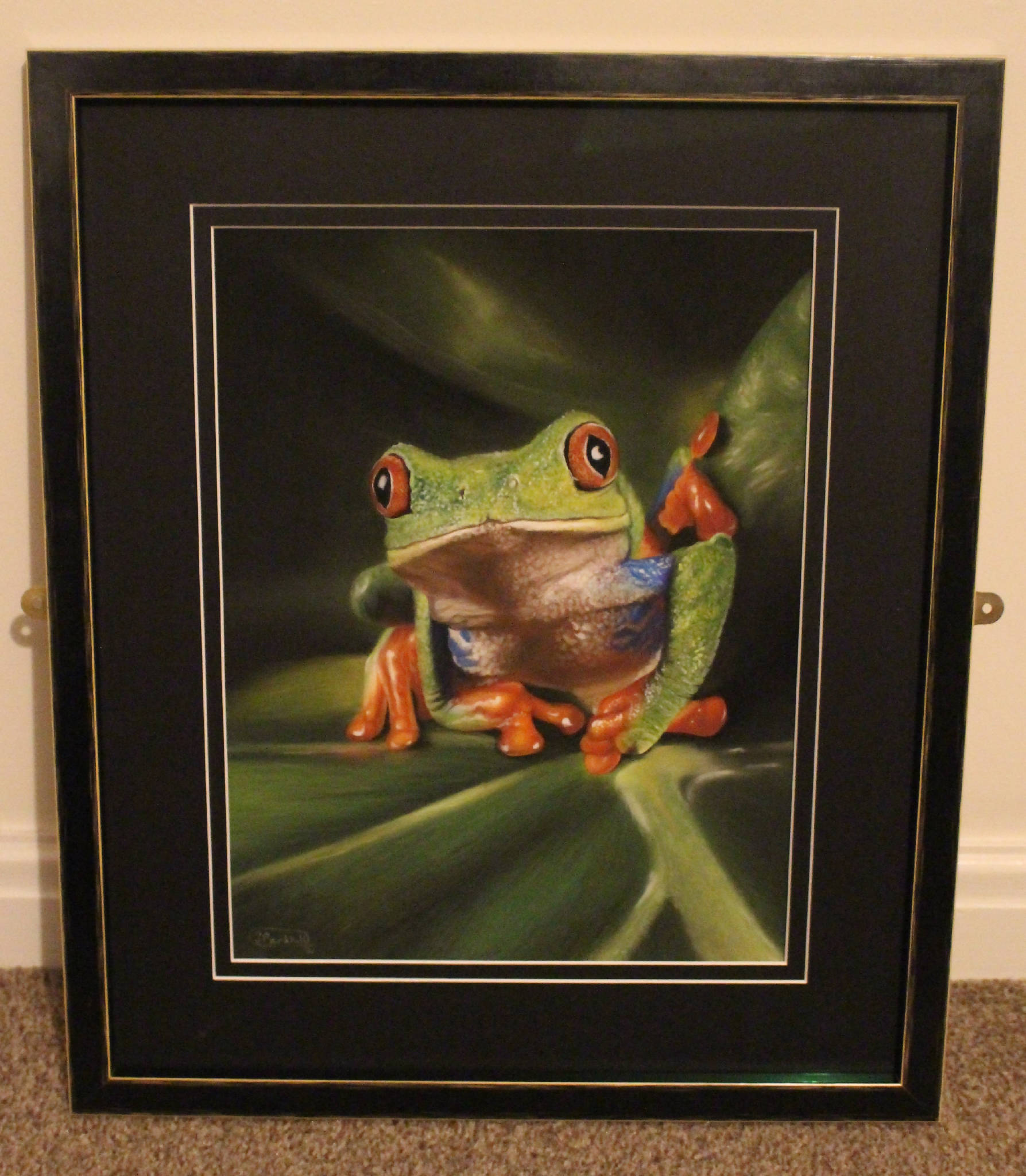 Original painting Red Eyed Tree Frog