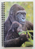 "A Mothers Touch" Lowland Gorillas Notebook