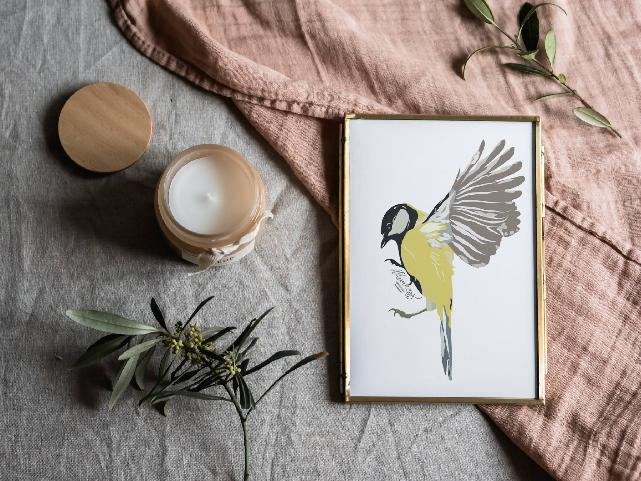 Flying Bird | Digital Art Print | Christmas Gift Ideas | Halloween | University