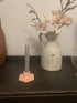 Jesmonite Pink Terrazzo Candlestick Holder