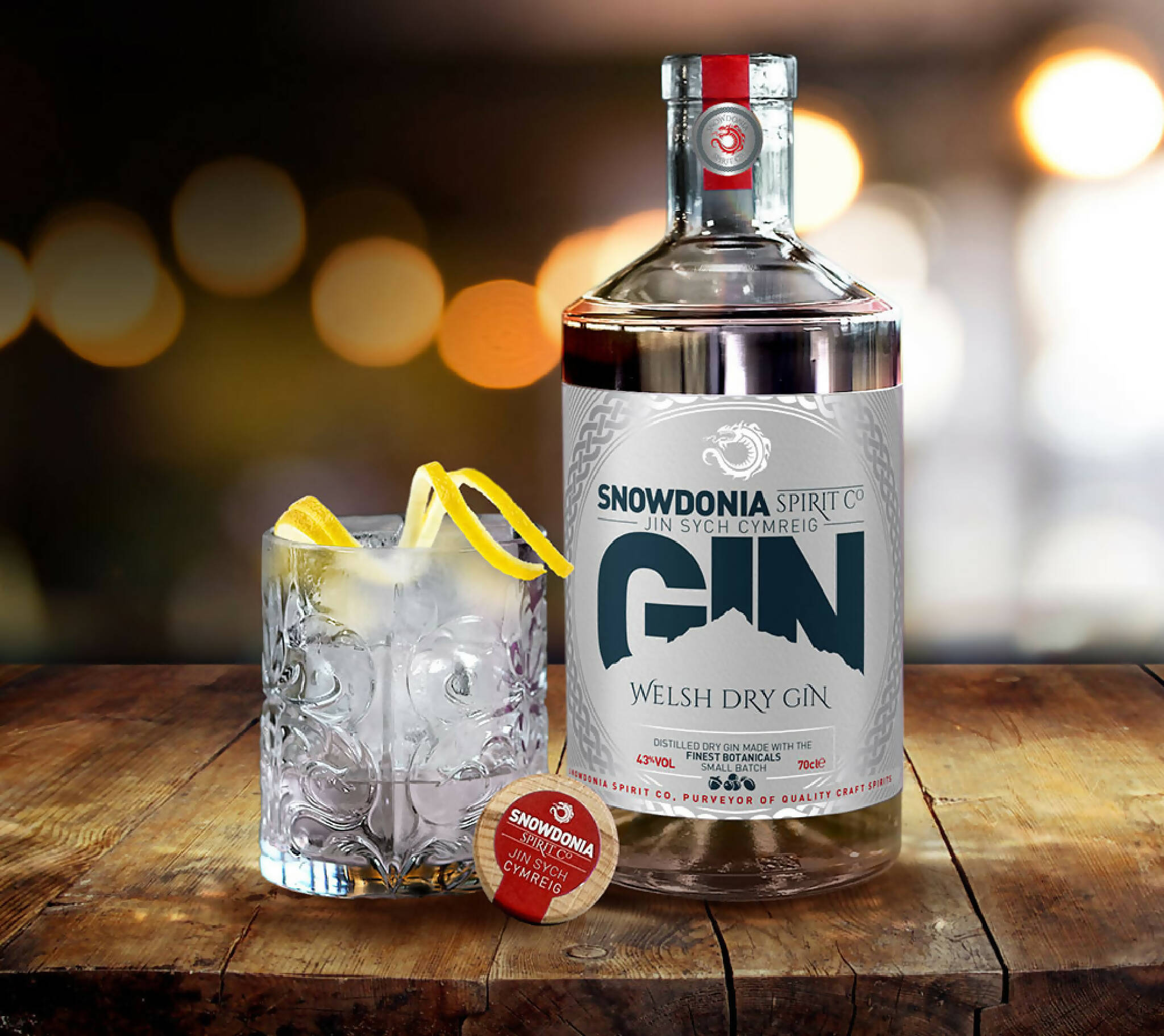 Snowdonia Spirit Co, Welsh Dry Gin 70cl 43% VOL