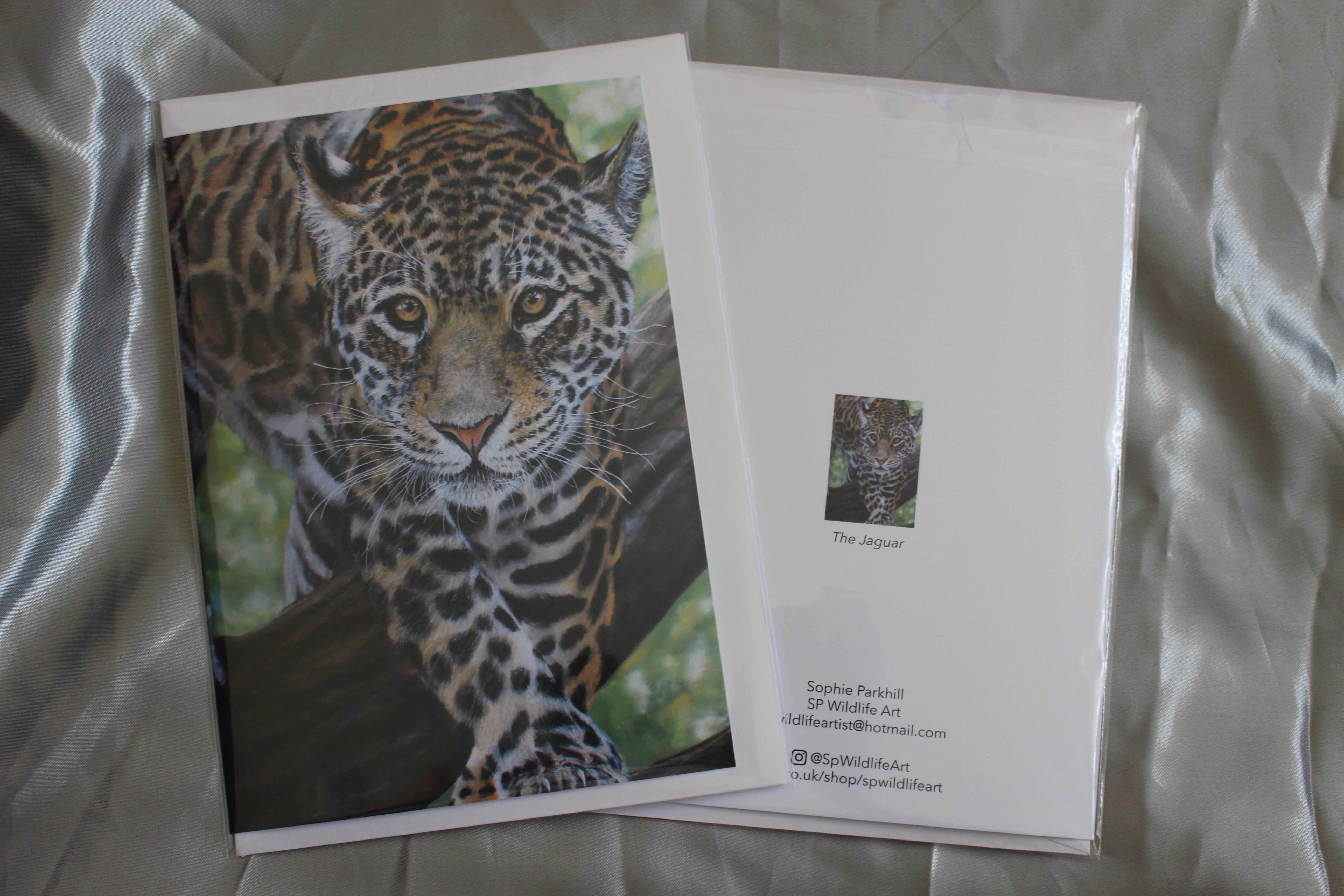 A5 Jaguar Art Print Card