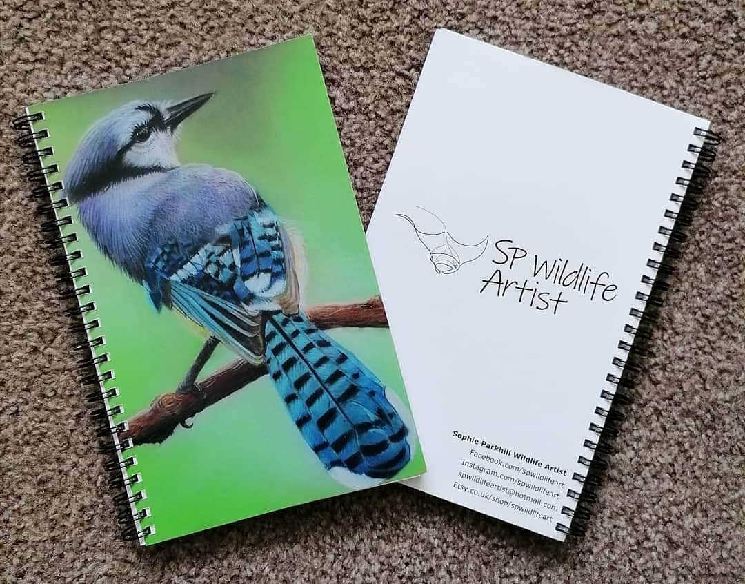 Blue Jay Art Print Notebook
