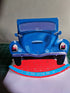 Happy birthday Greeting card, especially for you, rocking blue car