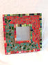 Mosaic mirror red green