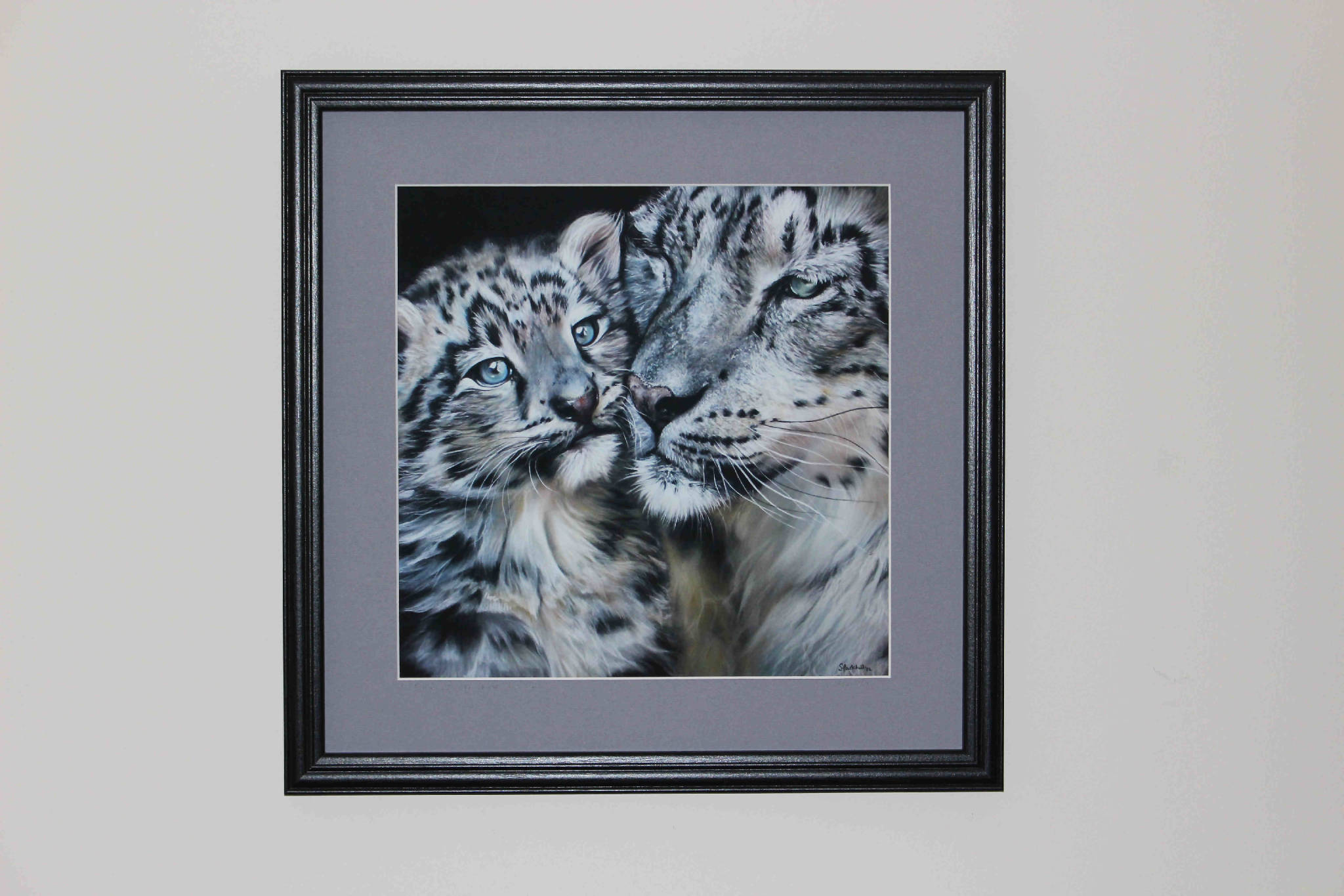 Snow Leopard Limited Edition Print - A Bond Like No Other