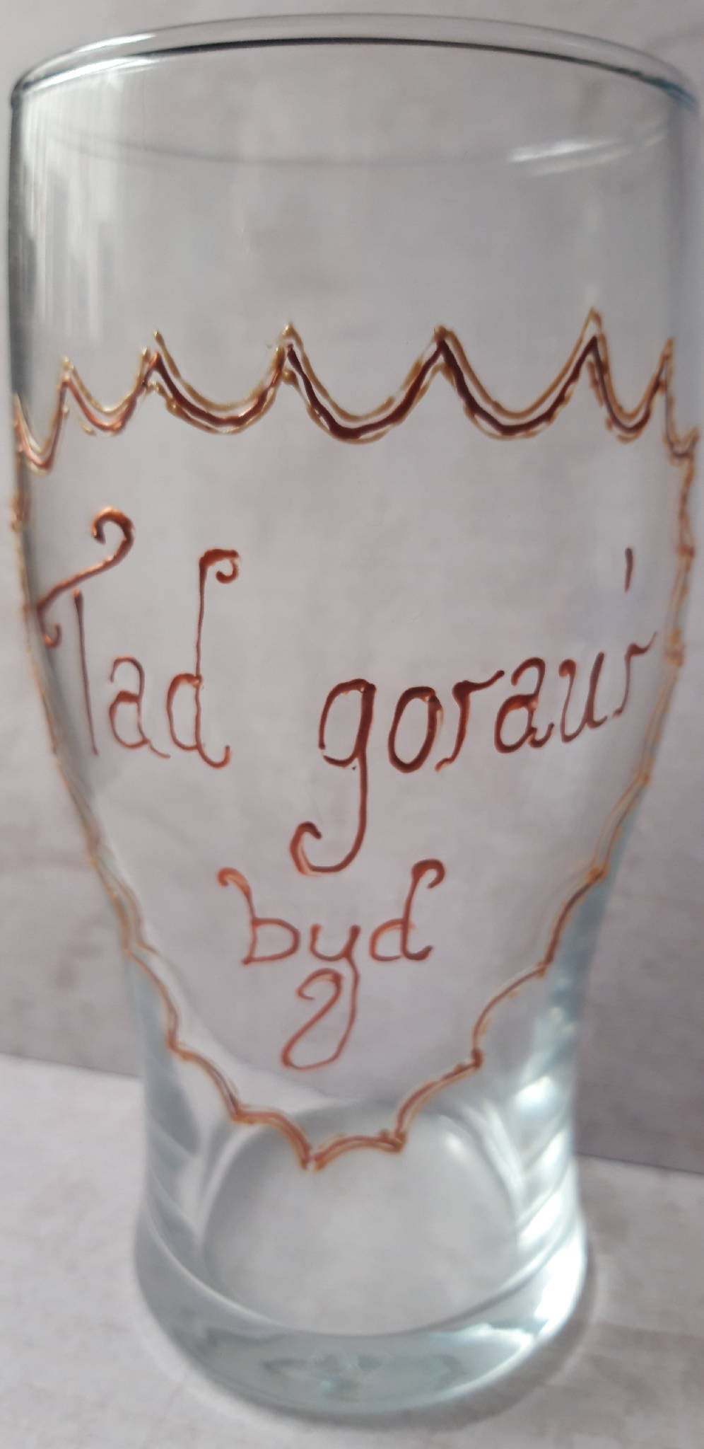 "Tad gorau'r byd" pint glass
