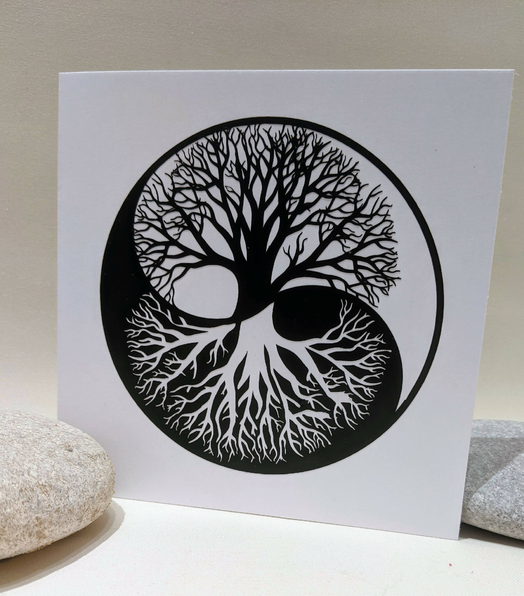 Tree of Life Yin Yan Card